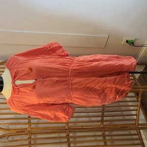 Knox Rose coral pink romper size XXL NWT